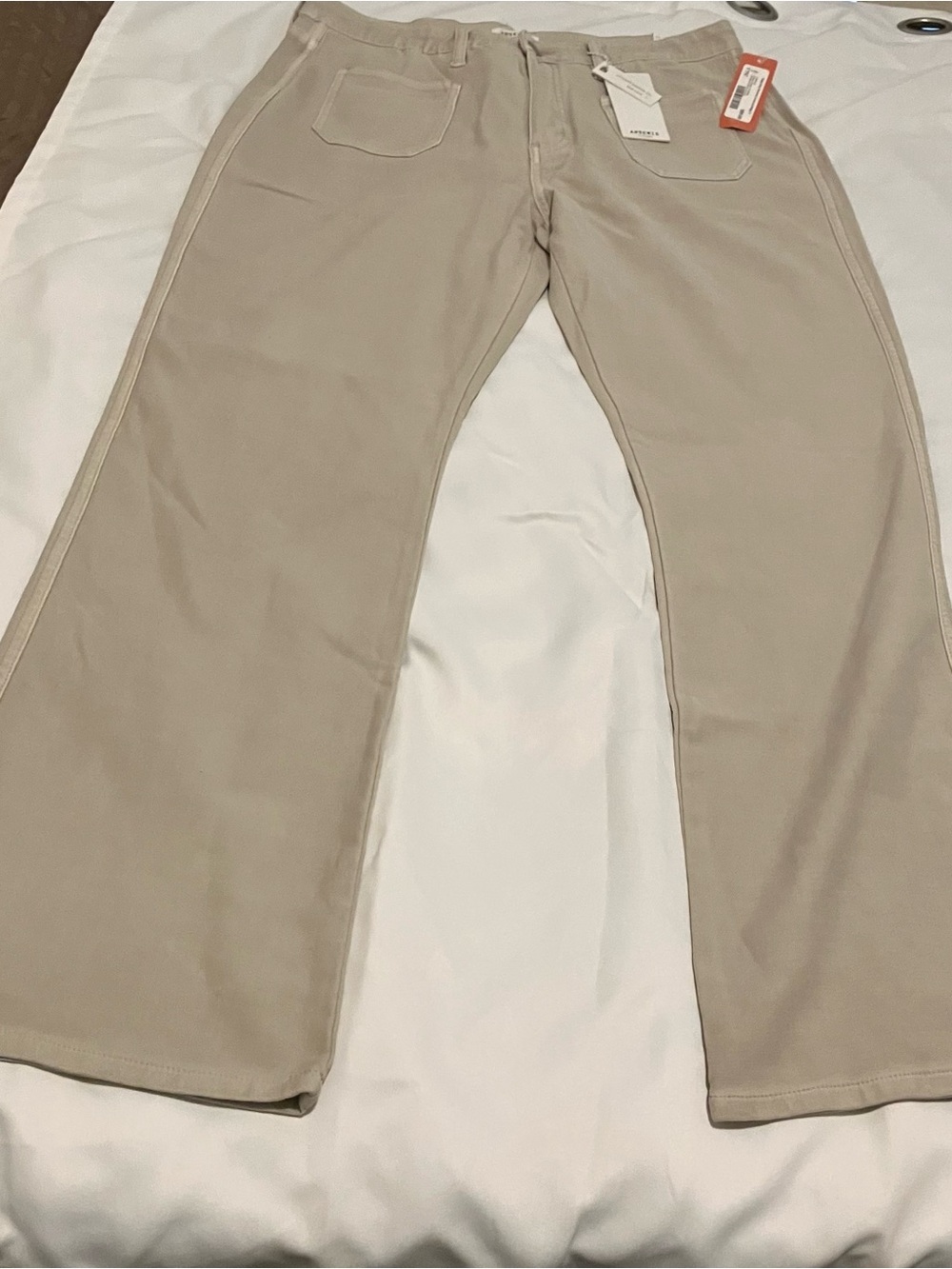 Artemis Vintage High Rise Bootcut Jeans in Beige 31 Brand New W/ Tags
